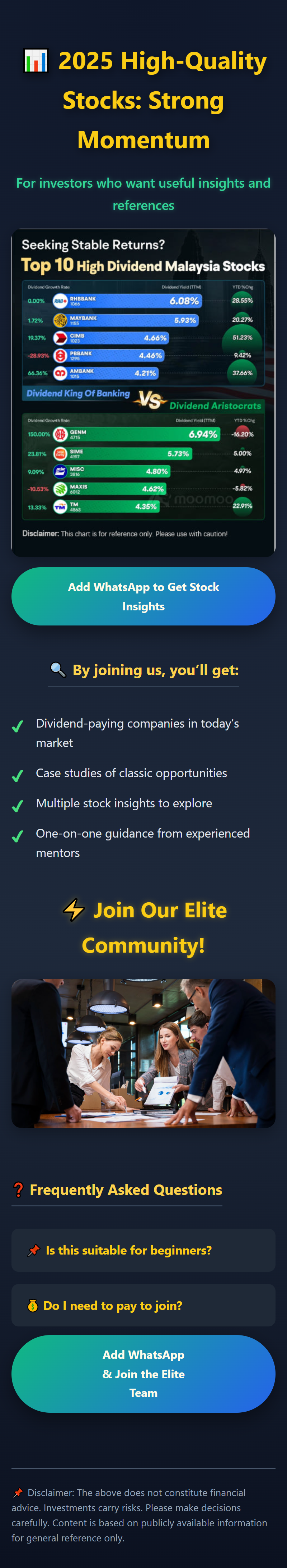 Daily Market Overview – Informational Graphic